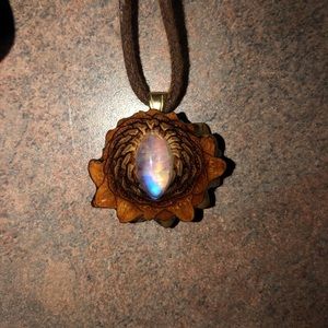 Third Eye Pinecone - Moon Stone